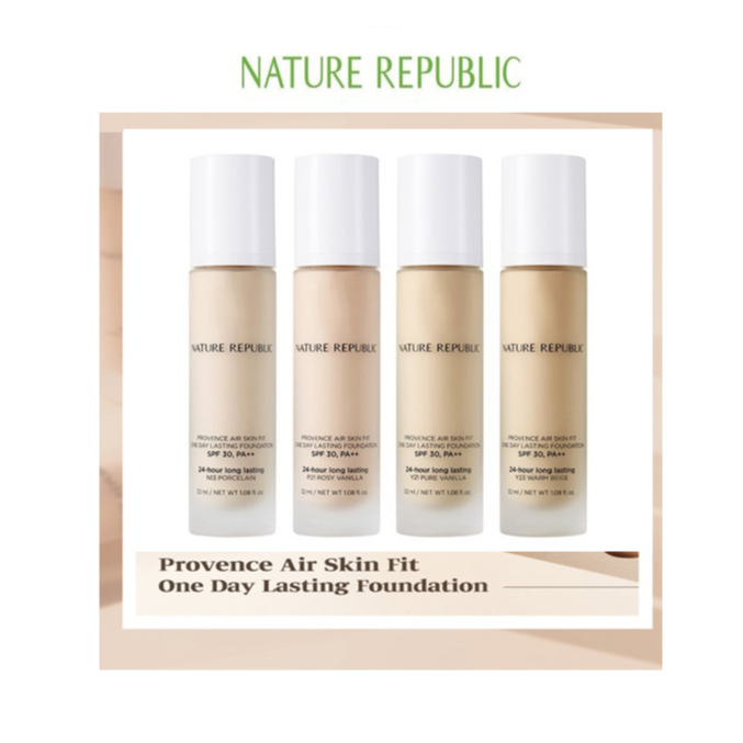 [NATURE Republic] Provence Air Skin Fit One Day Lasting Foundation 32 มล. (SPF30/PA++)