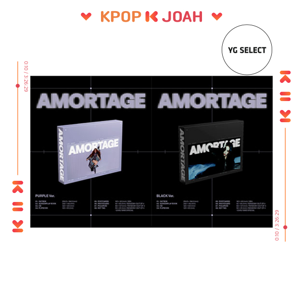 [POB] JISOO (BLACKPINK) [AMORTAGE] Mini Album EXCLUSIVE EDITION (14th Feb.2025)