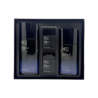 the face shop neo classic homme black essential 80 special set ชุดดูแลผิว (toner 130ml, emulsion 110ml, toner 30ml, emulsion 30ml)