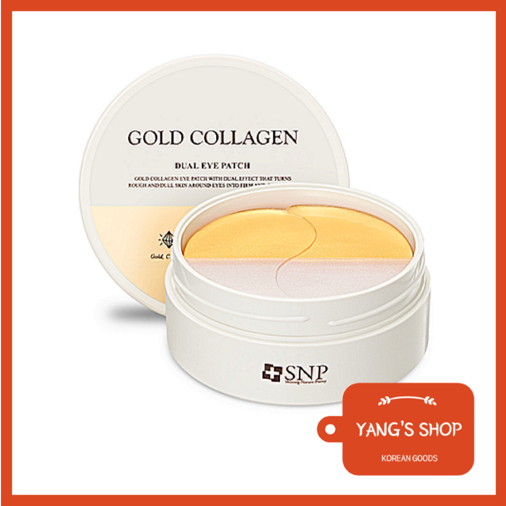 [SNP] แผ่นคอลลาเจนตาคู่ สีทอง 60ea