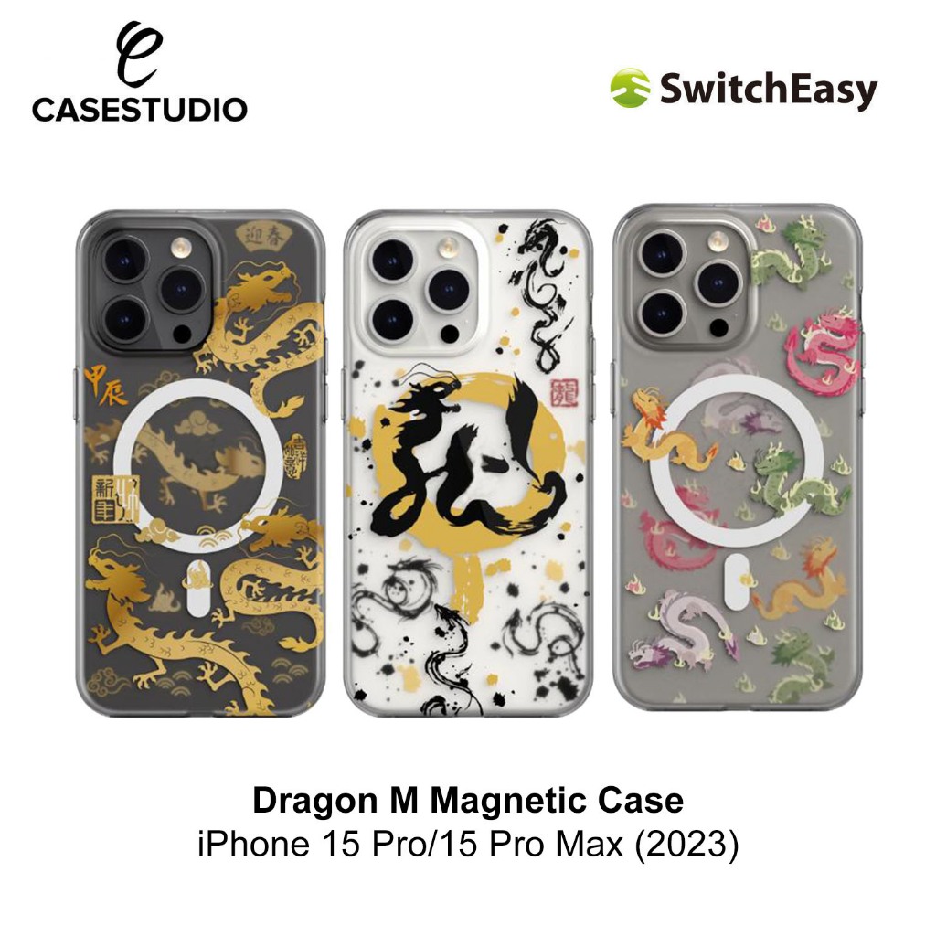 เคสแม่เหล็ก SwitchEasy Dragon M สําหรับ iPhone 15 Pro/15 Pro Max (2023)