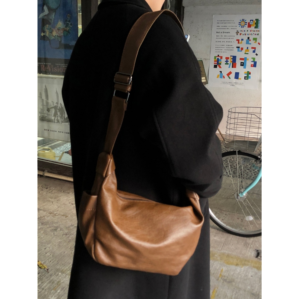 [DAYSOME]Jay Leather Crossback