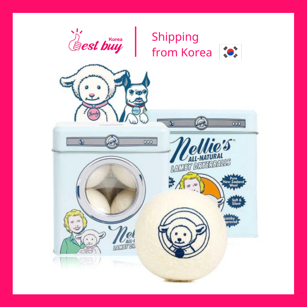 Nellie's Lamby Dryerballs, 4-Pack