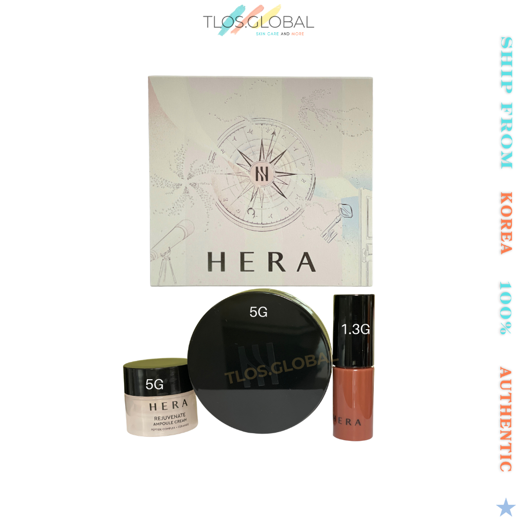 Hera Mini Cushion Foundation 21N1 Set Dreamy Haze Look
