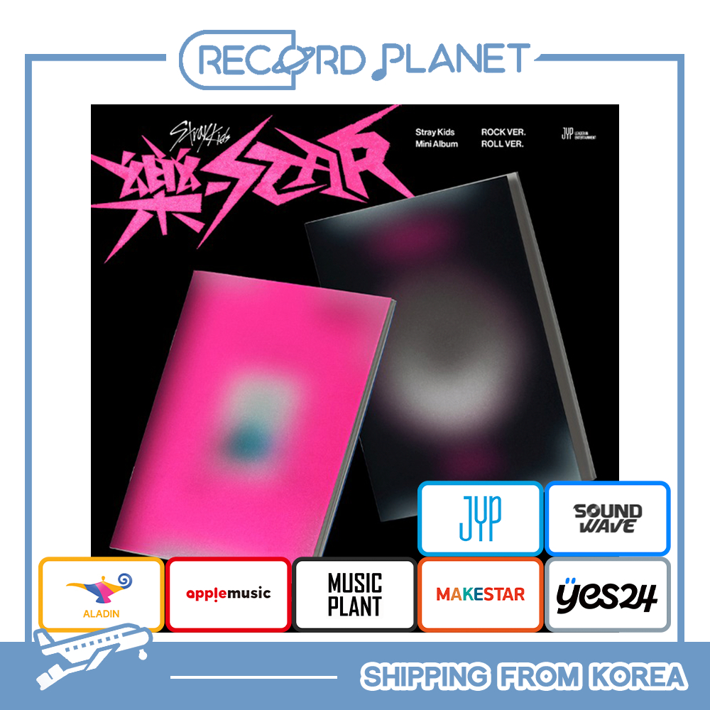 [POB] STRAY KIDS - Mini Album [ 樂-Star ( Rock-Star) ]_ROCK VER., ROLL VER. STRAYKIDS + Free Gift