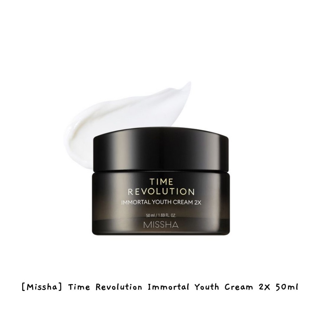 [Missha] Time Revolution Immortal Youth Cream 2X 50 มล. / k-beauty