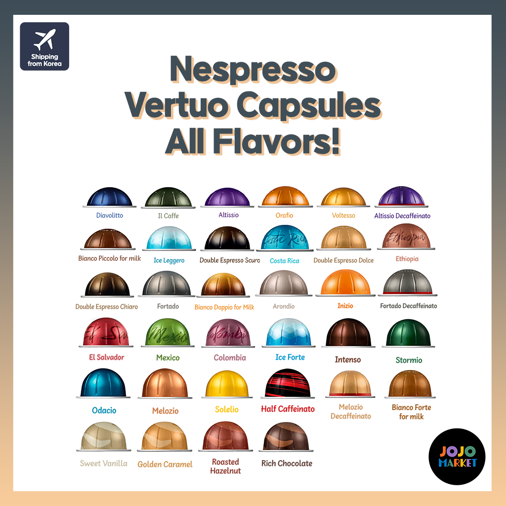 Starbucks Vertuo เปิดตัว! / แคปซูล Nespresso Vertuo ทุกรสชาติ / 46 รสชาติ / จัดส่งจากกรุงเทพ