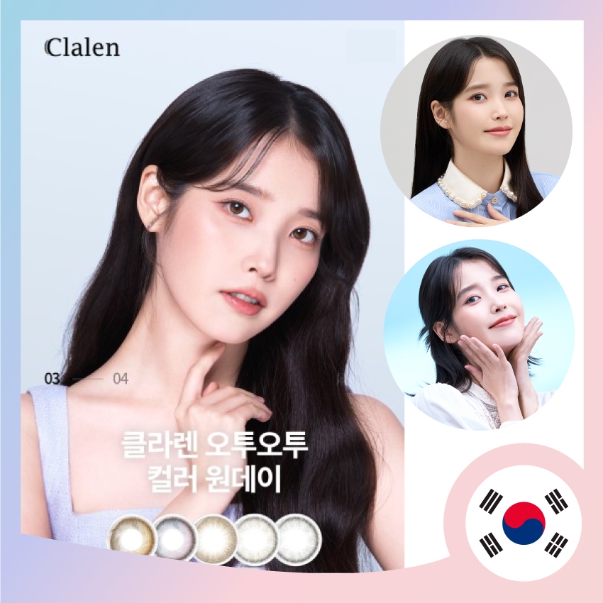 [ Clalen ] คอนแทคเลนส์ O2O2 COLOR Premium IU