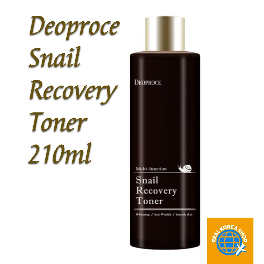 Deoproce โทนเนอร์หอยทาก 210 มล. Deoproce Snail Recovery Toner  210ml