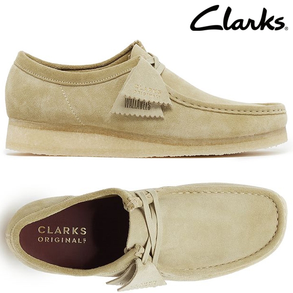 Clarks Originals Wallabee Maple Suede รองเท้าหนังกลับ สําหรับผู้ชาย