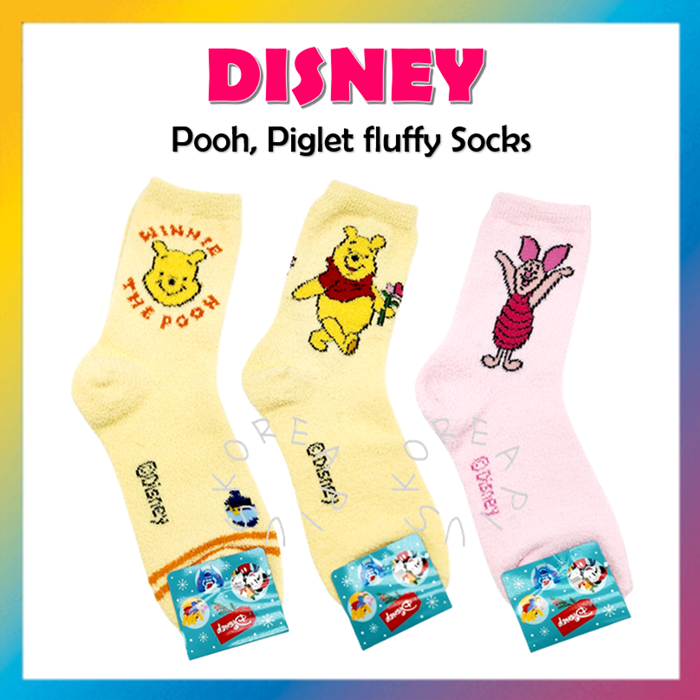 [Disney] Pooh ถุงเท้าขนฟู PIGLET