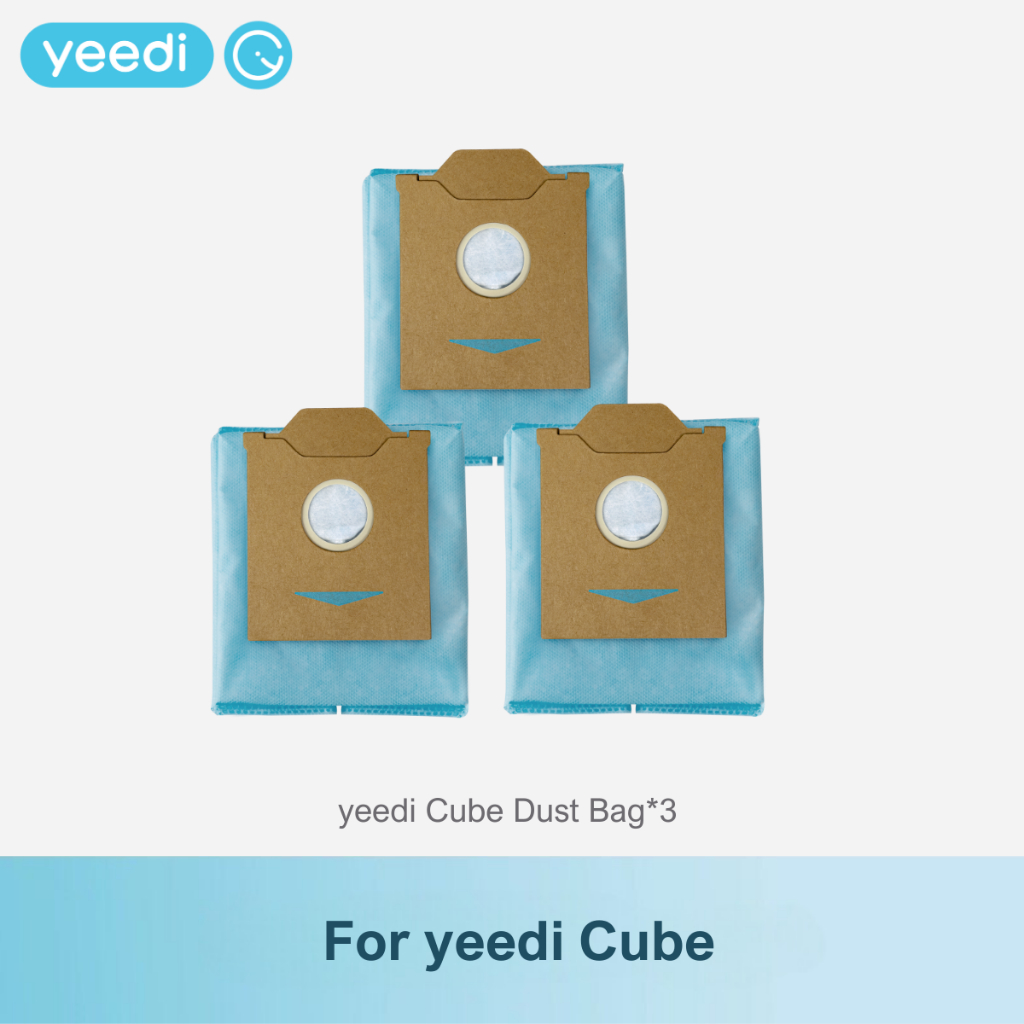 [อุปกรณ์เสริม Yeedi] yeedi Cube - Dust Bagx3 เข้ากันได้กับเครื่องดูดฝุ่นหุ่นยนต์ yeedi Cube