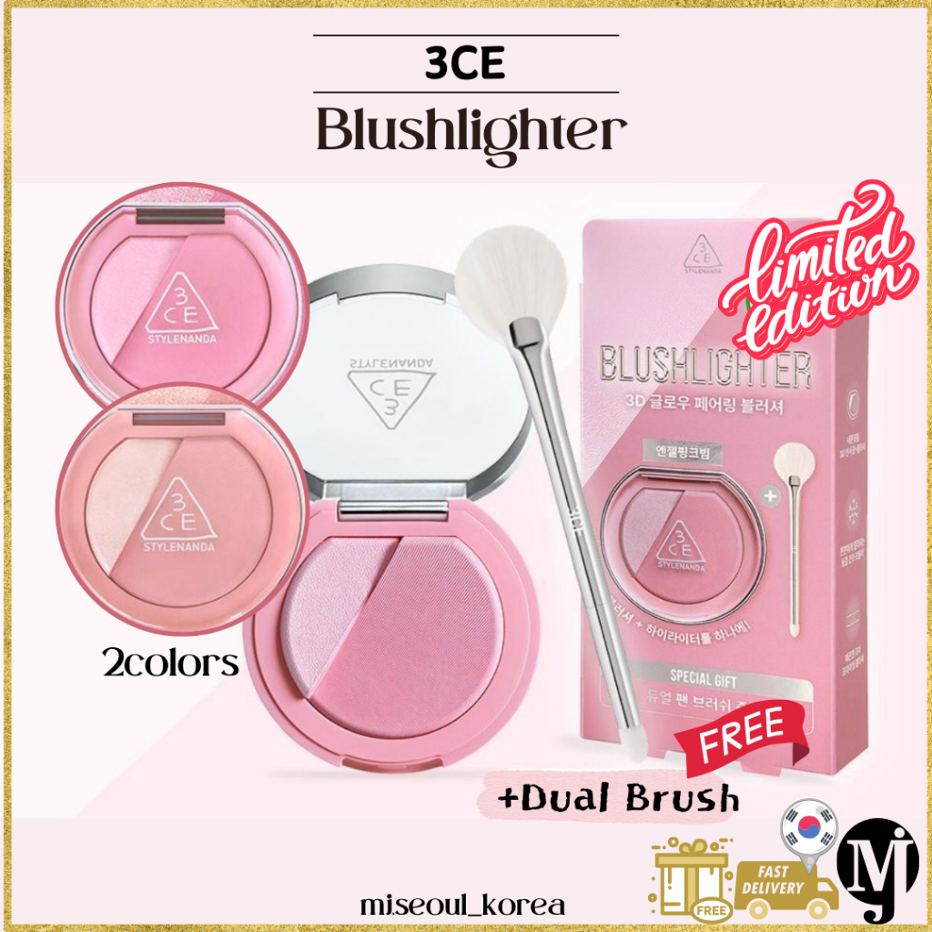 3ce Blushlighter 7cololrs Blush Highlighter