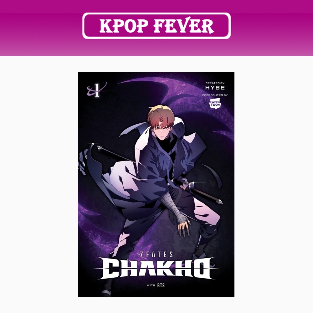 [POB] 7FATES : CHAKHO VOL. 1 (COMIC) (BTS WEBTOON) (ENGLISH VERSION / KOREAN VERSION) SEALED