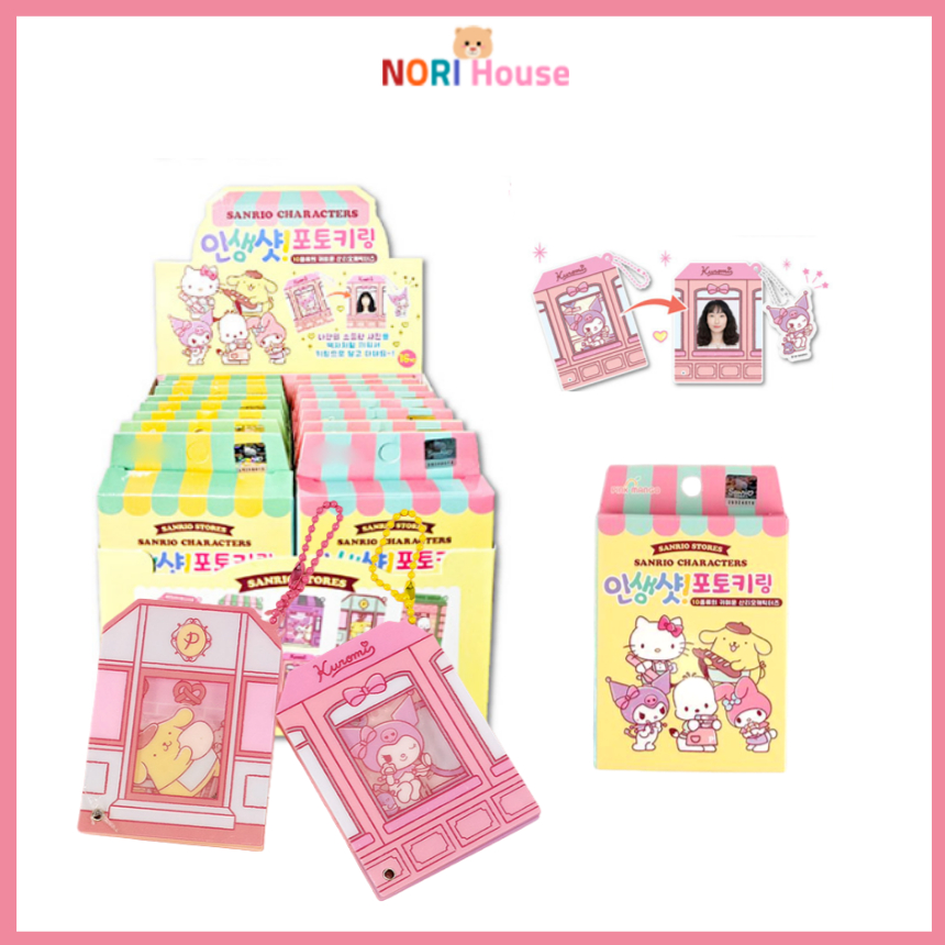 Sanrio Character ID Picture Keychain Figure Photo Card KeyRing