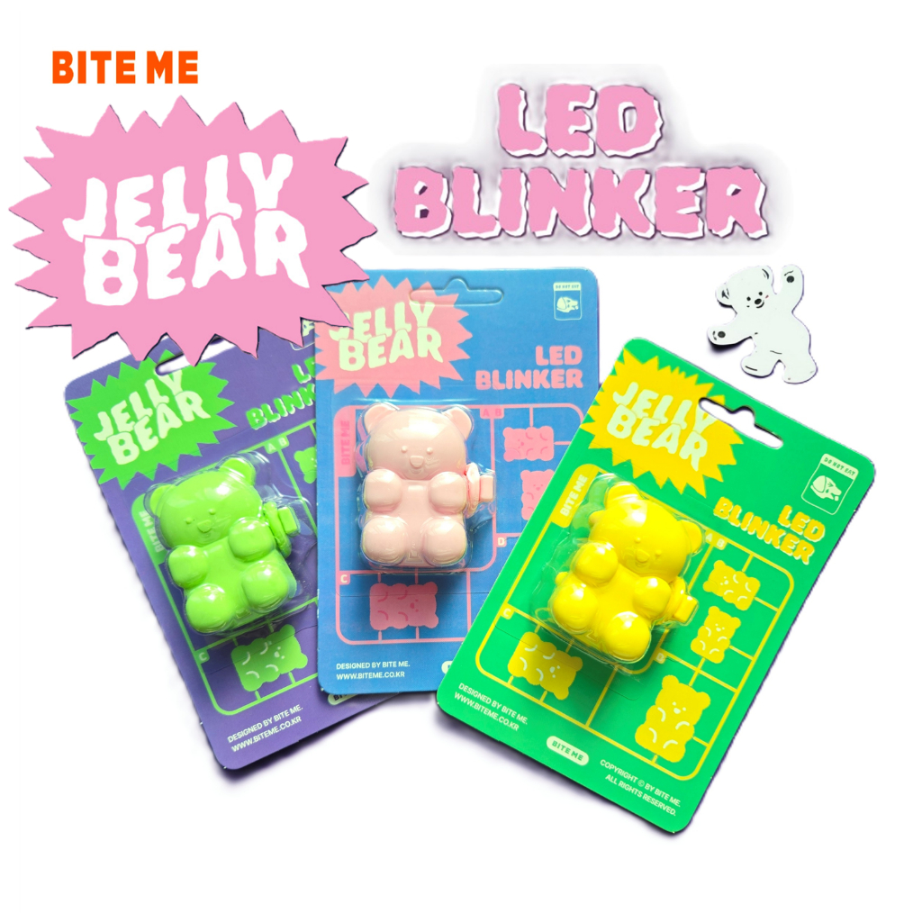 [Biteme] Jelly Bear ไฟ LED แบบชาร์จไฟได้ (3 สี)