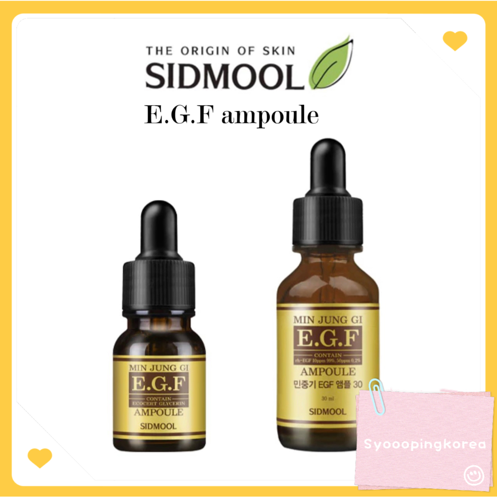 [Sidmool] Sidmool EGF Ampoule ครีมบํารุงผิว ขนาด 11 มล. 30 มล.