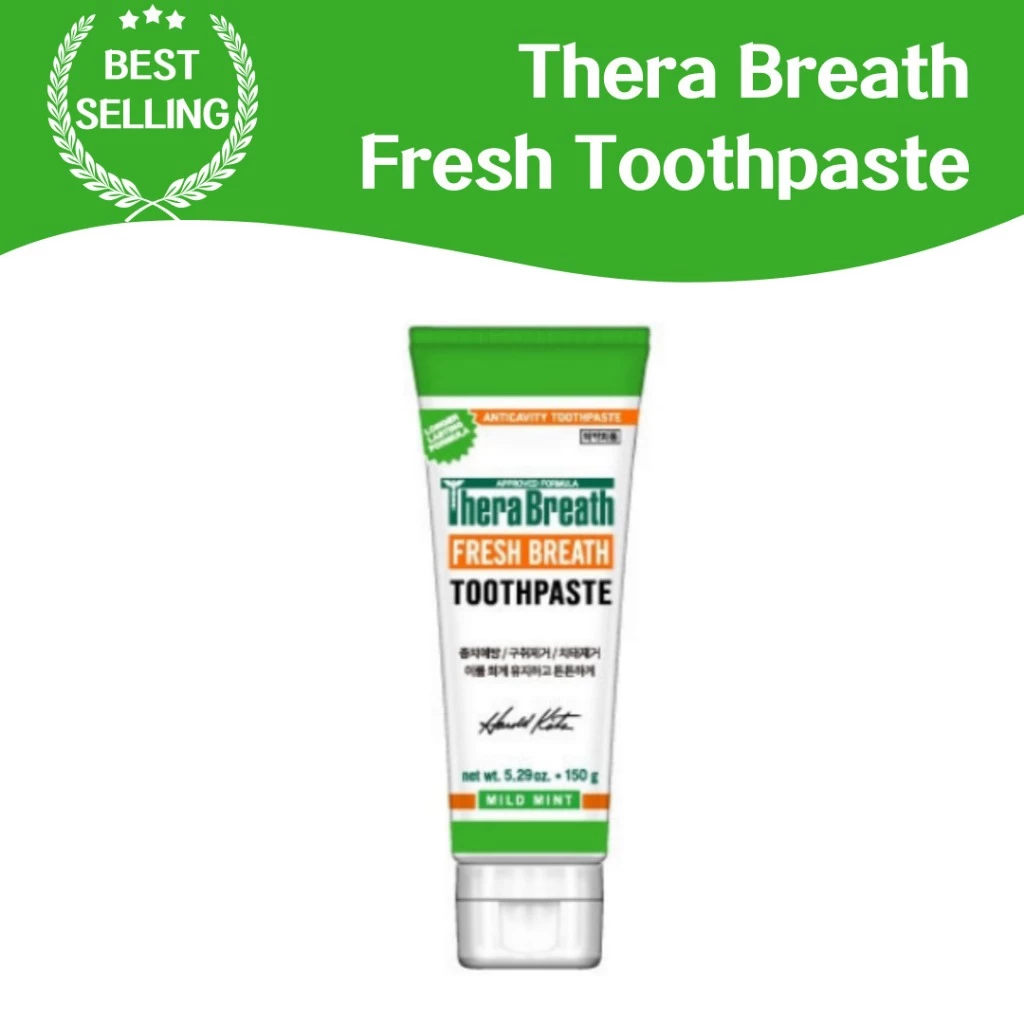 Thera breath fresh ยาสีฟันมินต์ อ่อนโยน 150 กรัม ป้องกันฟันผุ กําจัดกลิ่นปาก ขจัดคราบจุลินทรีย์ สุขภาพฟัน สดชื่น ดูแลช่องปากทุกวัน เพื่อความสดชื่นและสุขภาพดี