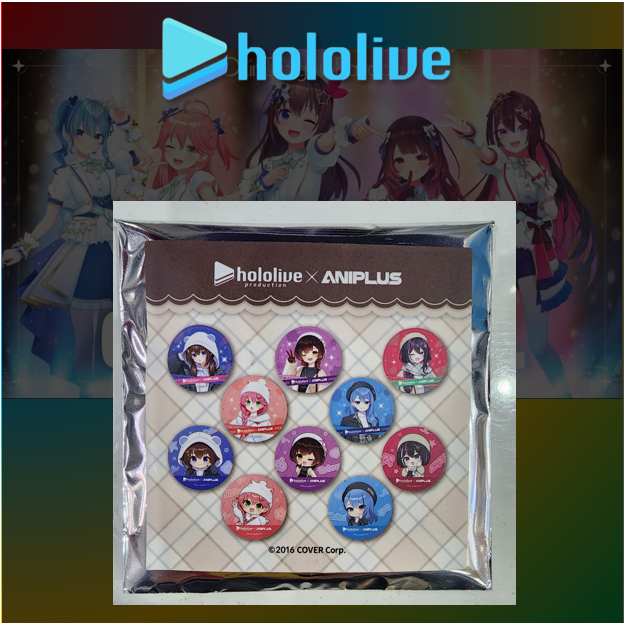Agf2024 Hololive Trading Can Badge 2EA