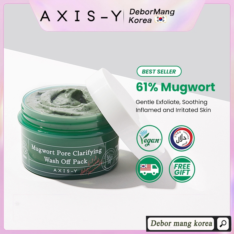 Axis-y Mugwort Pore Clarifying Wash Off Pack 100ml ร้านเครื่องสําอาง