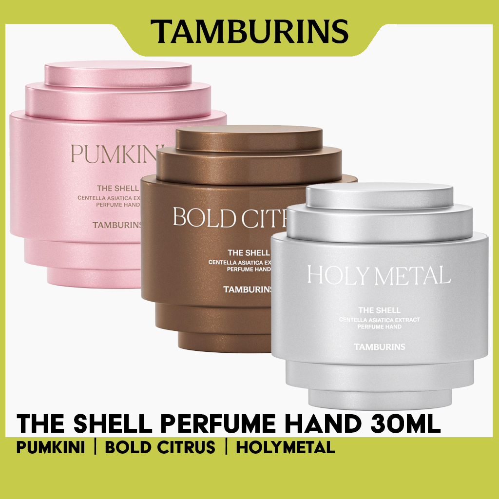 [Tamburins ] The Shell Perfume Hand Cream 30ml (Pumkini / Holy Metal / Bold Citrus