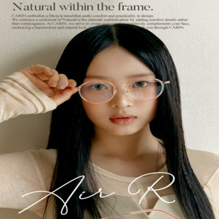 [CARIN] Air R Feather Fit line แว่นตาน้ําหนักเบาพิเศษ สีปะการัง 2023 | แว่นตาน่ารัก ใส่สบาย แข็งแรง ทนทาน | ส่งตรงจากเกาหลี เป็นที่นิยม
