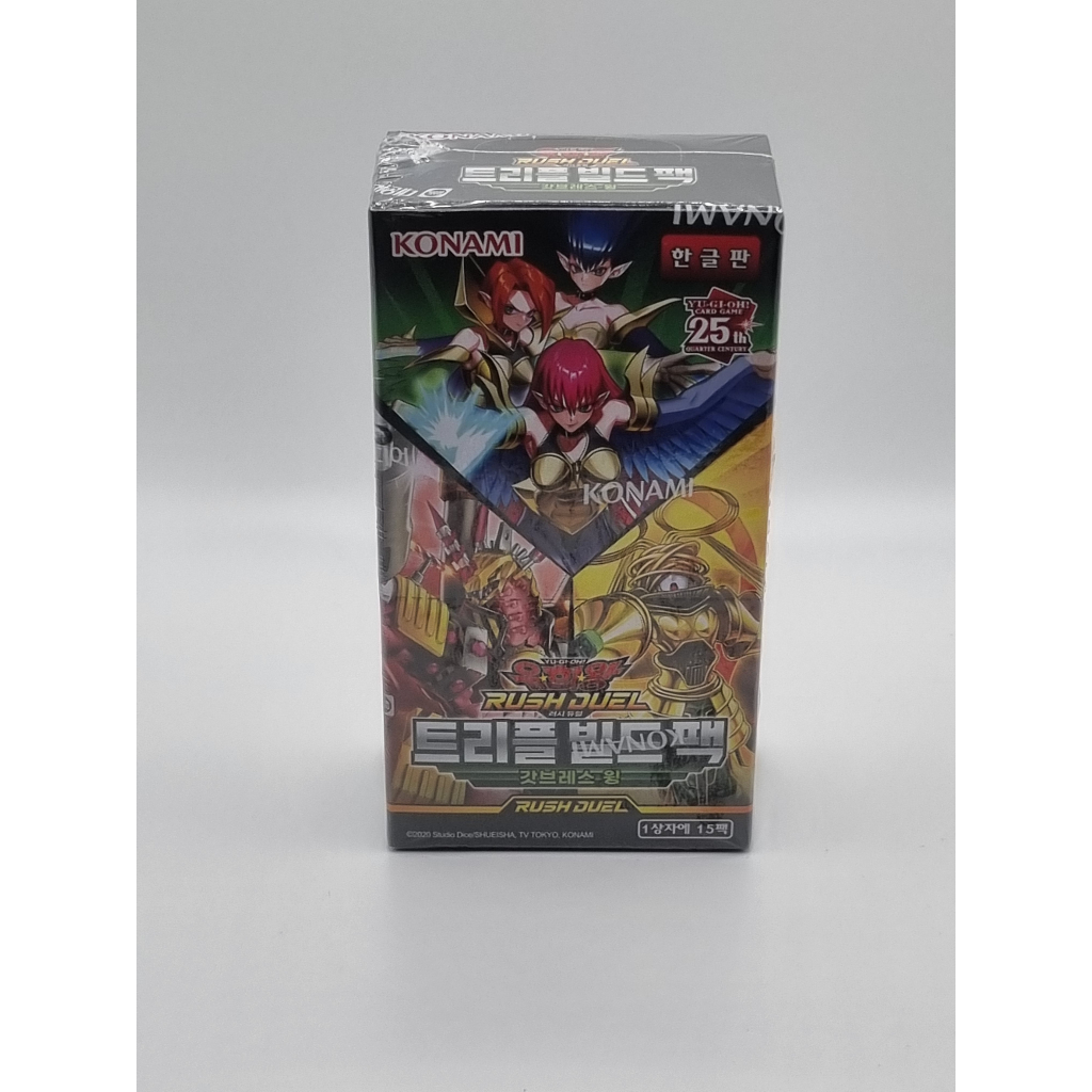 YUGIOH Rush Duel Triple Build Pack God Breath Wing 1 BOX Korean (RD/TB01-KR)
