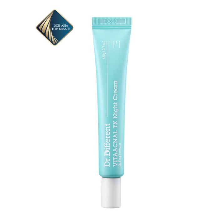 ราคาพิเศษ [Dr.Different] Vitaacnal TX night cream 20ml ไนท์ครีม 20 กรัม ของขวัญฟรี ตัวอย่างฟรี