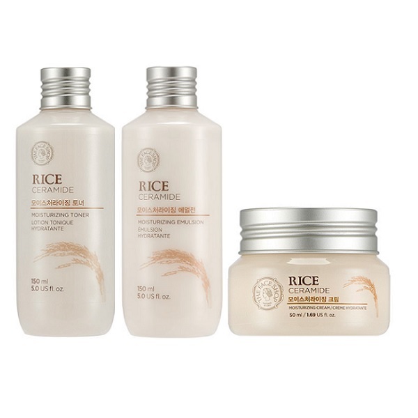 The Face Shop Rice Ceramide Moisturizing Toner Emulsion Cream