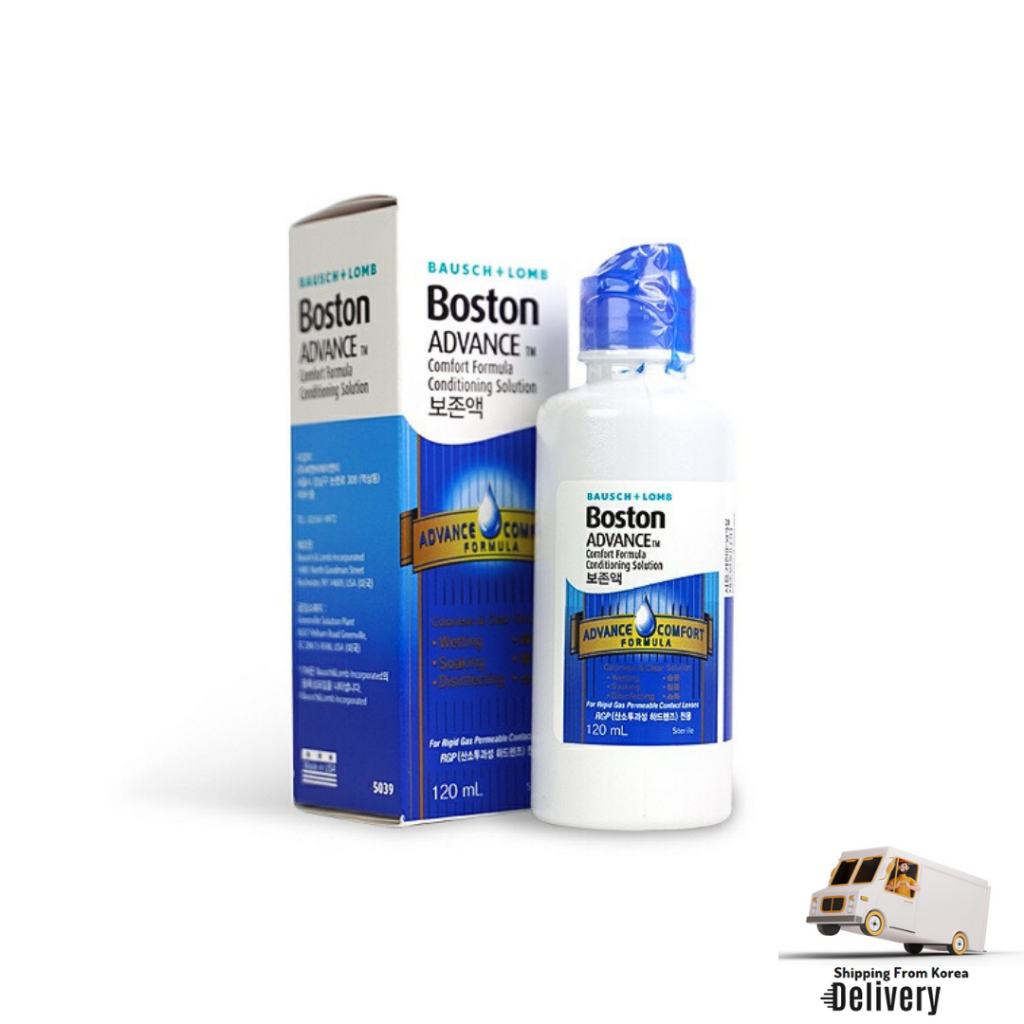 Boston Advance Exp 02/2026 Conditioning Solution 120ml คอนแทคเลนส์ เลนส์แข็ง ทําความสะอาด Storage