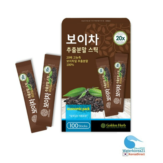 Golden Herb ผงสกัดชา 100 แท่ง 20 ชิ้น
