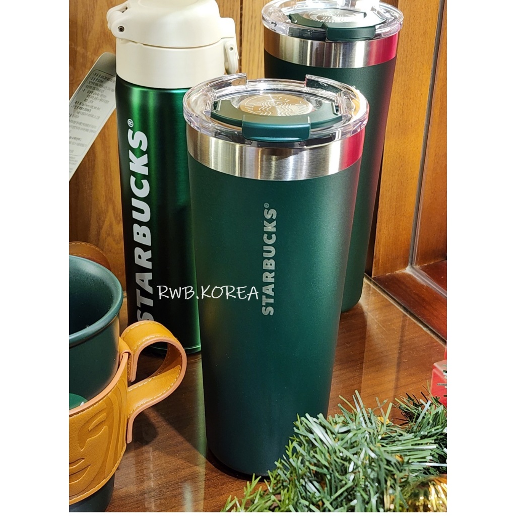 【พร้อมส่ง】2023 แก้วสตาร์บัคส์เกาหลี Starbucks Korea Woody house tumbler 591ml/ 20oz