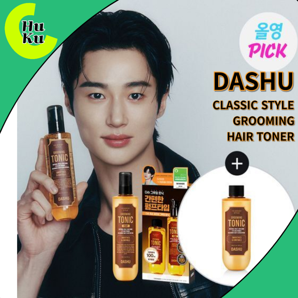Dashu Classic Style Grooming Tonic 200ml(ฟรี 100ml Bonus Gift!) – Volume & Style Boost for Mens Hair