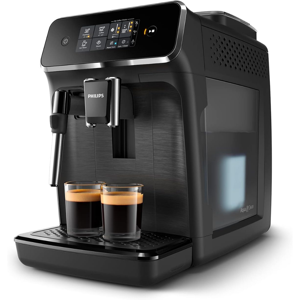 Philips 2200 Series เครื่องชงกาแฟเอสเพรสโซ่ Bean-to-Cup - เครื่องตีฟองนม คลาสสิก หน้าจอสัมผัส ใช้งาน