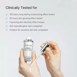 [TIRTIR] Ceramic Milk Ampoule 10ml/40ml (ผลเรืองแสงติดทนนาน Enhancing Skins Elasticity, Deep Moisturization)