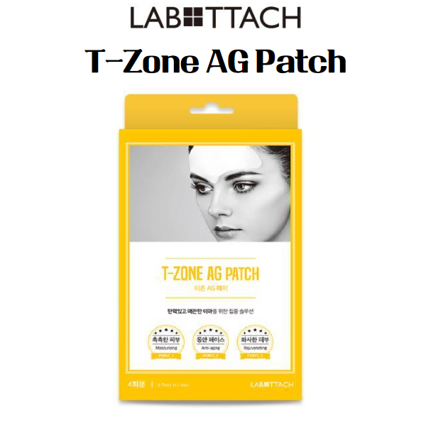 Labottachi T-Zone AG Patch หน้าผาก Glow Collagen Hyaluronic Acid Moisture Elasticity Care 1 กล่อง 4 