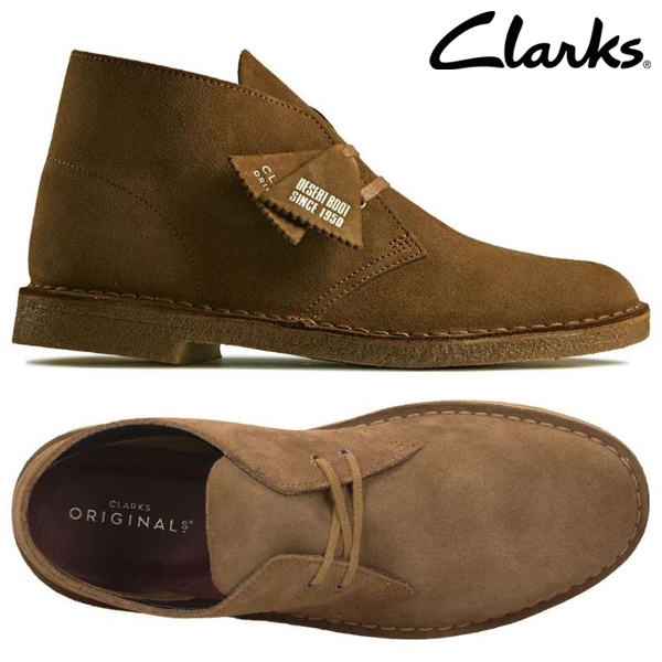 Clarks Originals Desert Boot Cola รองเท้าหนังกลับ สําหรับผู้ชาย