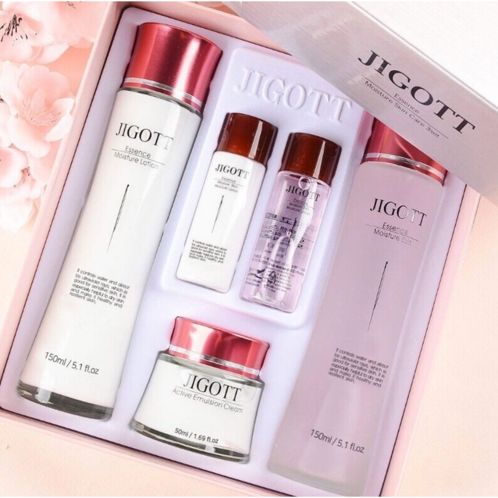 Jigott Essence เอสเซ้นบํารุงผิว ให้ความชุ่มชื้น 3 ชุด