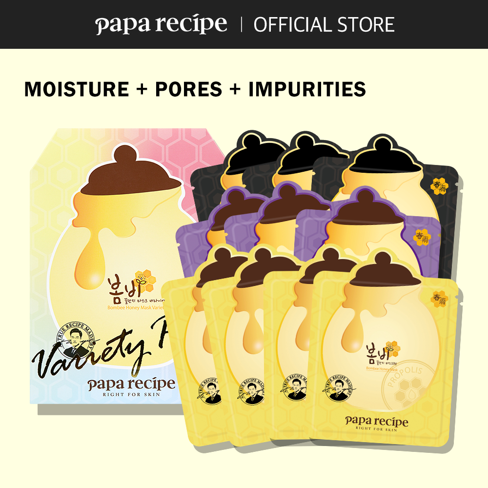 Papa สูตรบอมบี้ หลากหลาย แพ็ก (25 กรัม * 10 แผ่น)