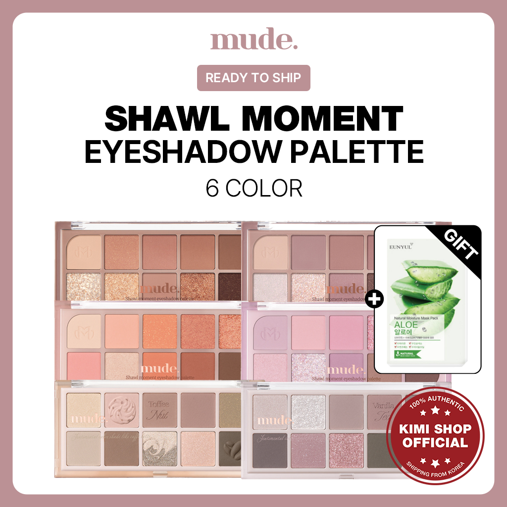 [mude] Shawl Moment Eyeshadow Palette 6 สี