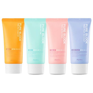 [A`PIEU] Pure Block Natural Daily/Aqua/Tone-Up/Waterproof Sun Cream SPF50,PA+++