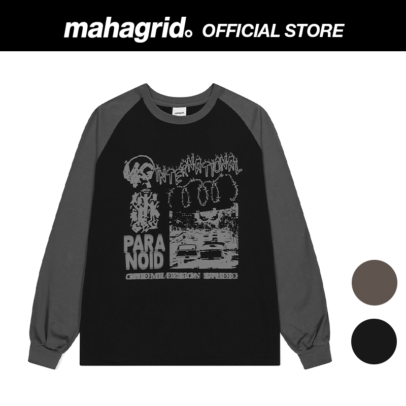 [MAHAGRID] เสื้อยืด INTERNATIONAL RAGLAN LS