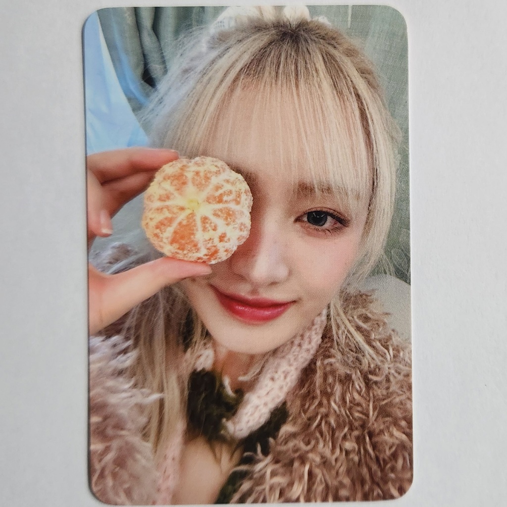 Liz อย่างเป็นทางการ Withmuu Lucky Draw Photocard Ive 3rd EP อัลบั้ม Ive Empathy