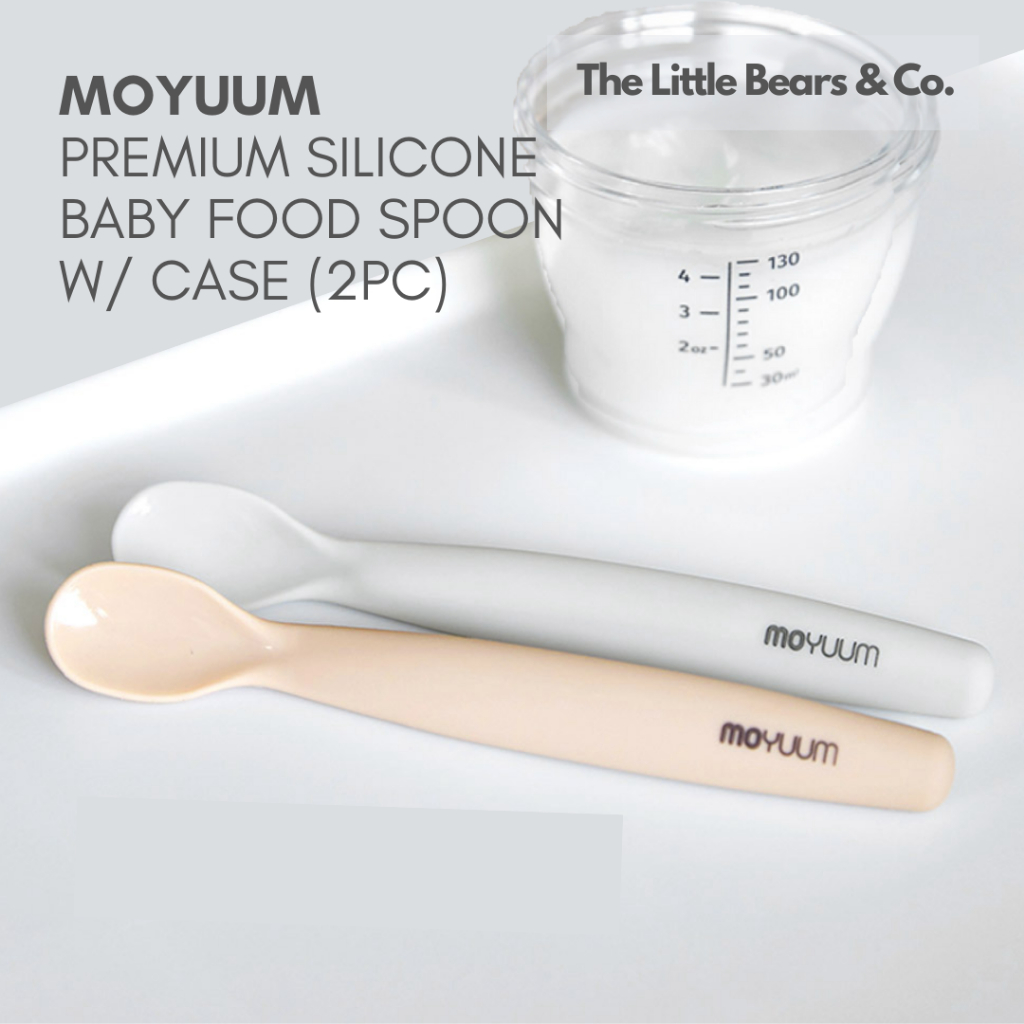 [CLEARANCE] ช้อนซิลิโคนเด็ก Moyuum พร้อมเคส