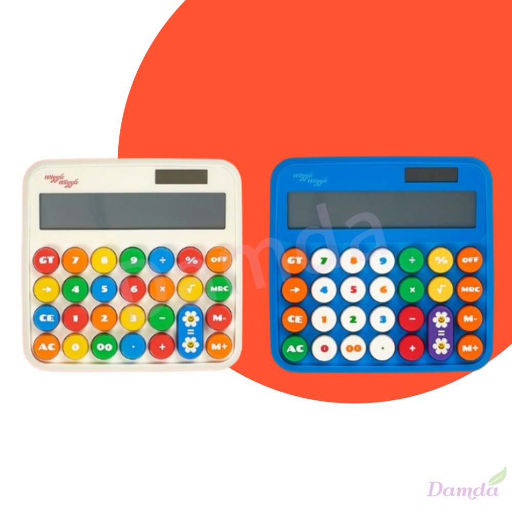 Wiggle Wiggle Electronic Calculator เครื่องคิดเลขปุ่มนูน 2 สี