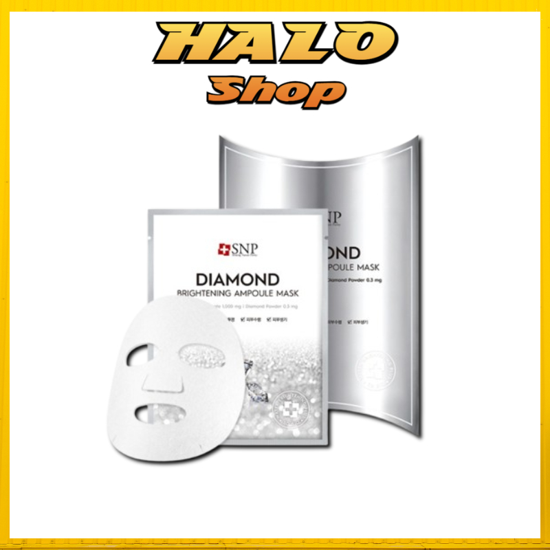 [SNP] Diamond Brightening Ampoule Mask 10 แผ่น