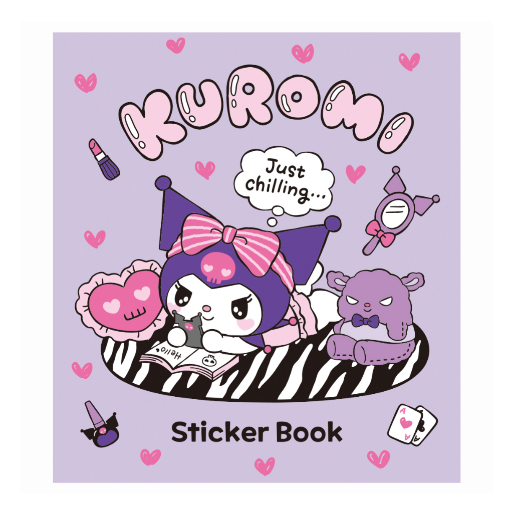 [Sanrio] คุโรมิ  สติกเกอร์ ลายคุโรมิน่ารัก สําหรับติดตกแต่งสมุดโน้ต 24 แผ่น