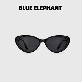 [BLUE Elephant] แว่นตากันแดด BIBI สีดํา สไตล์เกาหลี 2023 | แว่นตาแฟชั่น สไตล์เรโทร เก๋ไก๋ ไม่ซ้ําใคร ป้องกันรังสียูวี | ส่งตรงจากเกาหลี เป็นที่นิยม