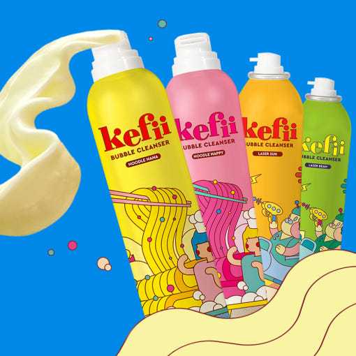 [1+1] Kefii Made in Korea Noodle Kids Bubble Cleanser 300ml + 300ml