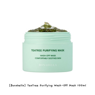 [Bonabella] Teatree Purifying Wash-Off Mask 100 มล. / k-beauty